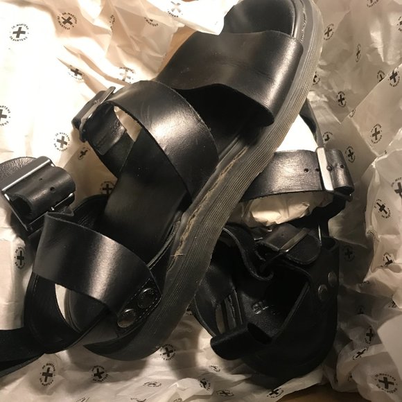Size 8 men's Gryphon Dr.Martens Sandals - Picture 3 of 4